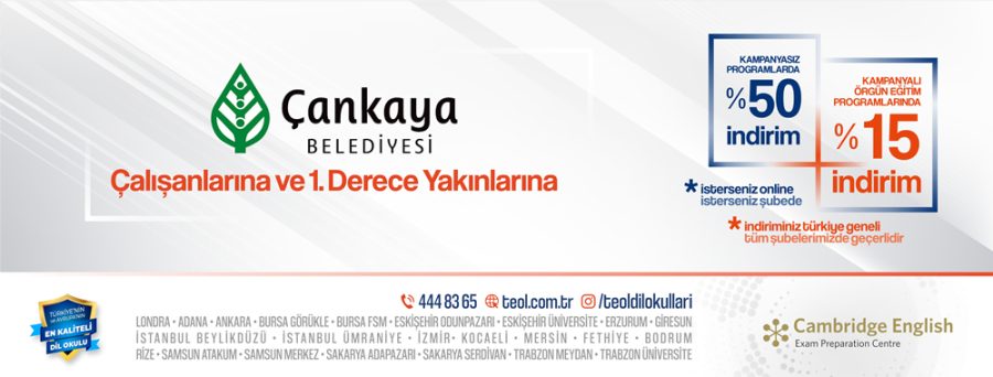 Ankara Çankaya Belediyesi Kampanyamız