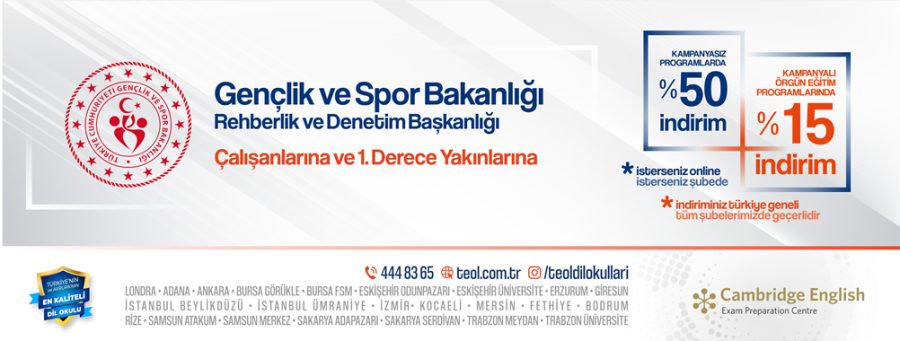 Ankara Gençlik Spor Bakanlığı Rehberlik ve Denetim Başkanlığı Kampanyamız